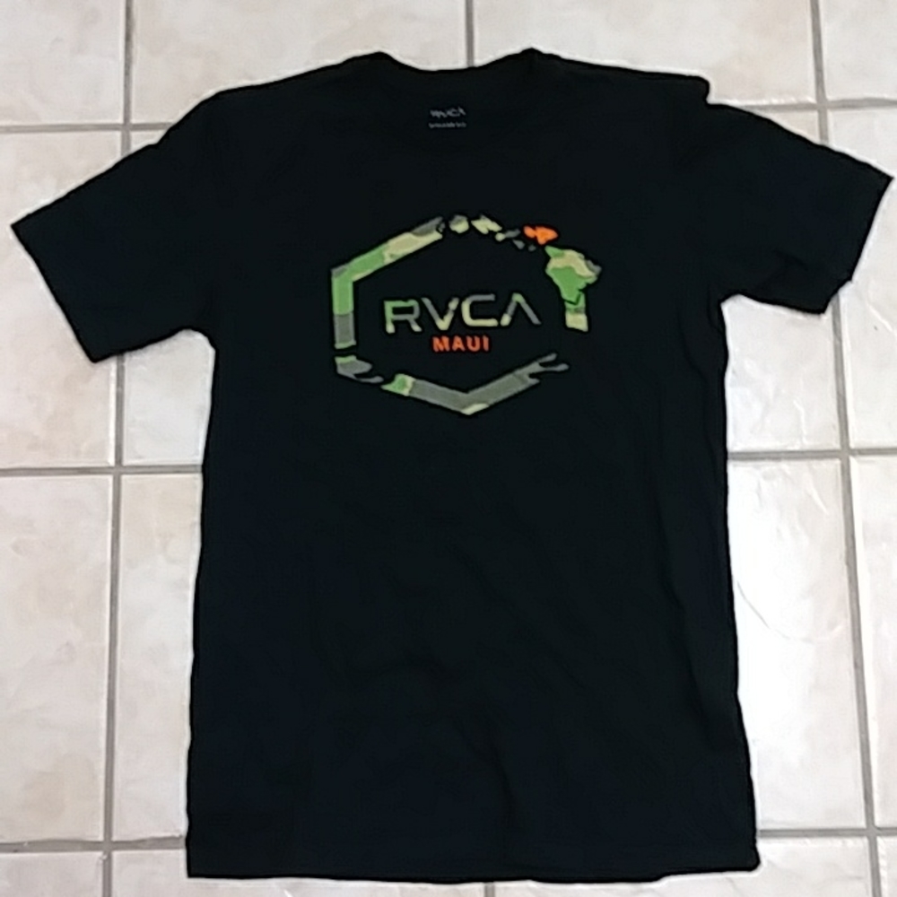 RVCA Maui The balance of opposites Pm Tenore ANP T-shirt sz SMALL
